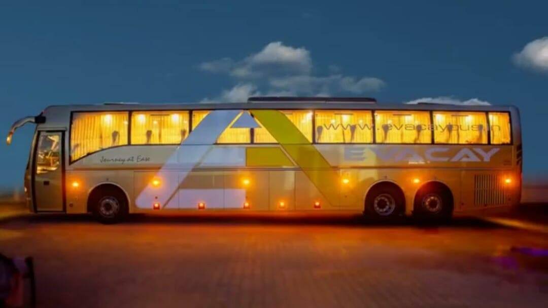 Evacay Bus Bengaluru Bangalore Trivandrum AC Semi Sleeper Service B11R